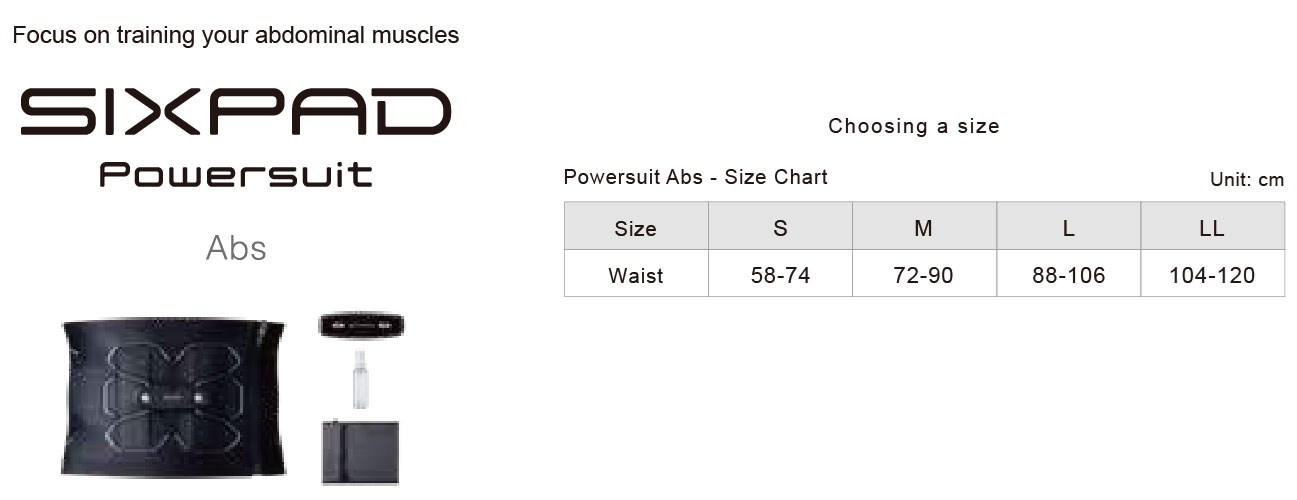 SIXPAD Powersuit Abs