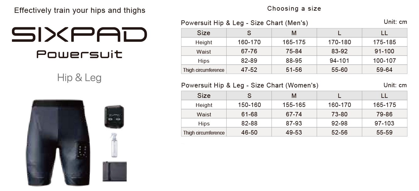 SIXPAD Powersuit Hip & Leg – SIXPAD USA